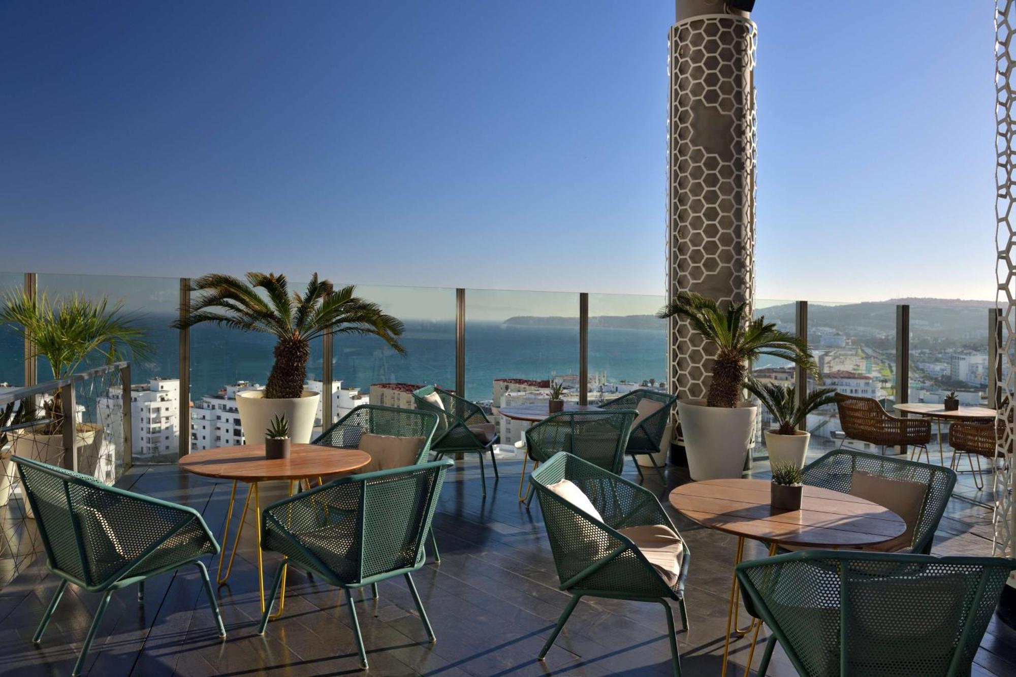 Hilton Tanger City Center Экстерьер фото View from the rooftop