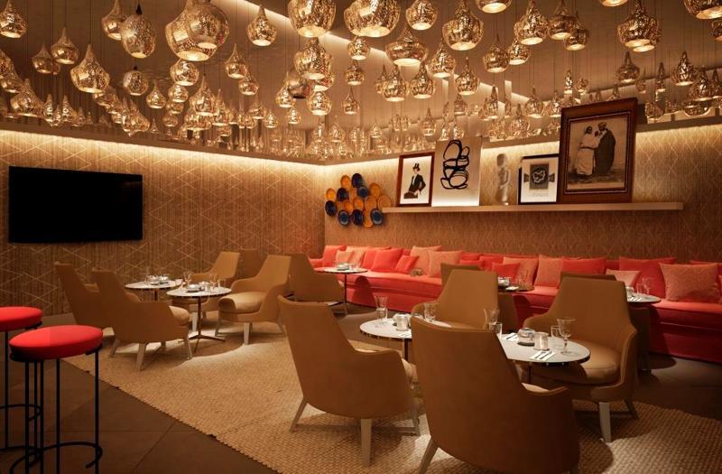 Hilton Tanger City Center Экстерьер фото The interior of the lounge